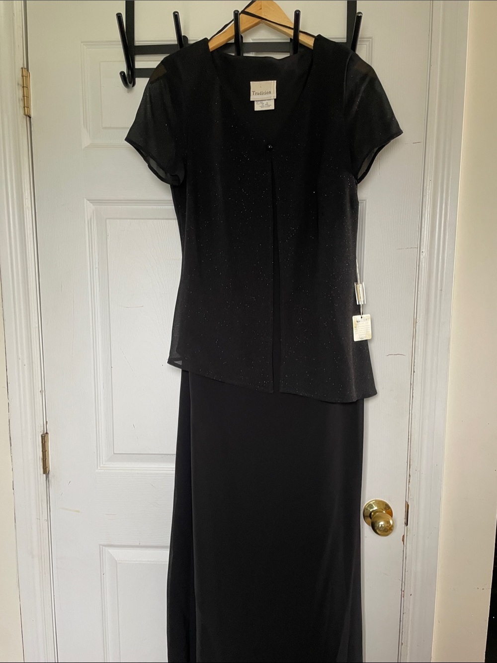 Black Women's Two-Piece Skirt Set